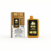 NEW IN !! Nicotine free Mr Fog Nova Strawberry Mango Ice 36000 Puffs disposable vape with type-c charging and Adjustable wattage. Buy now at mister vapor.